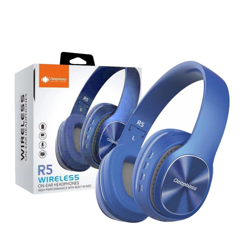 DEEPBASS R5 Auriculares inalámbricos bluetooth 5.0 cascos diadema