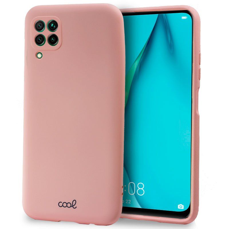 COOL Funda compatible con HUAWEI P40 LITE Silicona cover Rosa