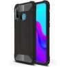 Funda compatible con HUAWEI HONOR 20 LITE Hibrida armor armadura semi rígida reforzada metálica Negra