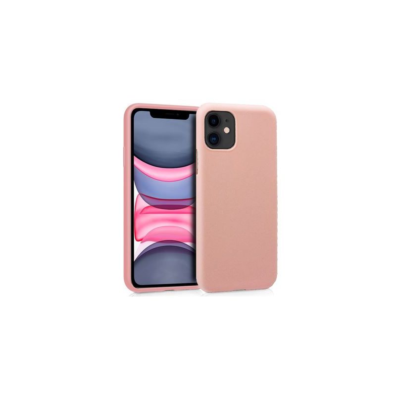 COOL Funda compatible con IPHONE 11 Silicona flexible cover rosa