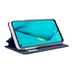 Funda compatible con XIAOMI REDMI NOTE 5 con tapa soporte ventana tipo libro azul