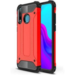 Funda compatible con XIAOMI REDMI 8 / 8A Híbrida armor semi rígida reforzada metálica roja