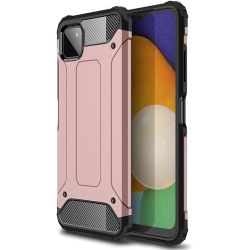 Funda compatible con SAMSUNG GALAXY S20 PLUS Híbrida armor semi-rígida reforzada metálica Rosa