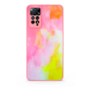 Funda compatible con XIAOMI REDMI NOTE 11 4G / REDMI NOTE 11S Cristal templado rosa, amarilla