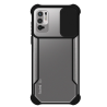 Funda compatible con XIAOMI REDMI NOTE 10 5G ⋆ Tapa deslizante cámara ⋆ Color negro ⋆ Protección total