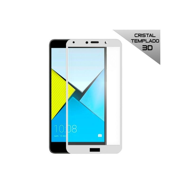 Protector de pantalla compatible con HUAWEI HONOR 6X Dureza 9H Cristal templado Borde blanco