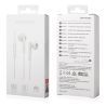 HUAWEI AM115 Auriculares originales manos libres con cable jack 3,5mm Control volumen llamadas Blanco BLISTER