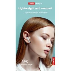 LENOVO XT93 Auriculares bluetooth 5.2 inalámbricos ⋆ Micrófono dual HD ⋆ Sonido claro y nítido ⋆ Color negro