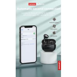 LENOVO XT93 Auriculares bluetooth 5.2 inalámbricos ⋆ Micrófono dual HD ⋆ Sonido claro y nítido ⋆ Color negro