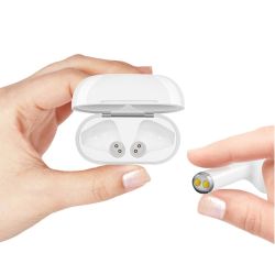 Auriculares inalámbricos BLUETOOTH 5.0 TWS I12 blancos ⋆ Estuche con carga ⋆ Compatibles Android/iPhone ⋆ ENVÍO DESDE ESPAÑA