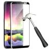 Protector de pantalla compatible con SAMSUNG GALAXY S9 PLUS / S9+ Cristal templado borde negro
