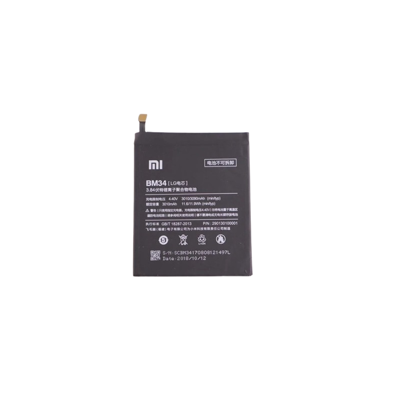 Bateria original Xiaomi Mi Note Pro ⋆ BM34 ⋆ 3090 mAh