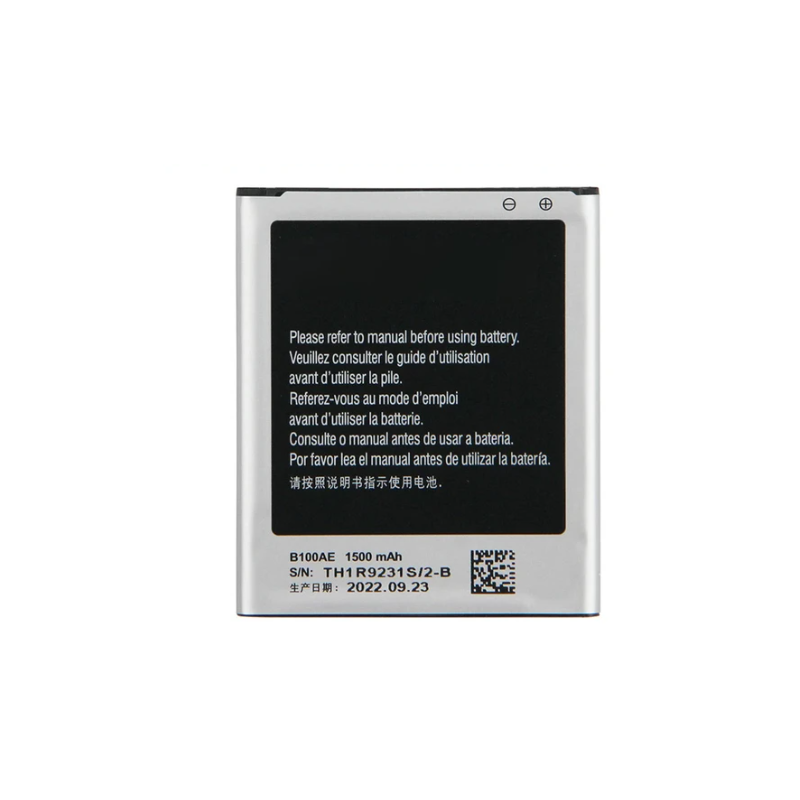 Bateria compatible con Samsung Galaxy Ace 3, GT-S7272, Trend Lite Duos, Trend 2⋆ EB-B100AE ⋆ Capacidad 1500 mAh