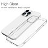 Funda compatible con IPHONE 14 / 15 / PRO PLUS MAX * Silicona transparente flexible * Diseño fino