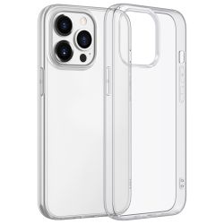 Funda compatible con IPHONE 14 / 15 / PRO PLUS MAX * Silicona transparente flexible * Diseño fino