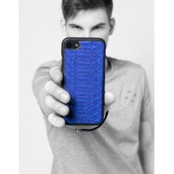 COOL Funda compatible con IPHONE 7 / 8 / SE 2020 Leather Azul