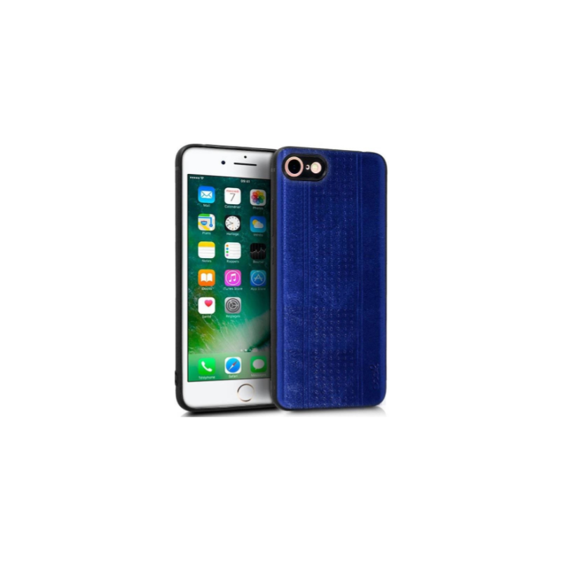 COOL Funda compatible con IPHONE 7 / 8 / SE 2020 Leather Azul