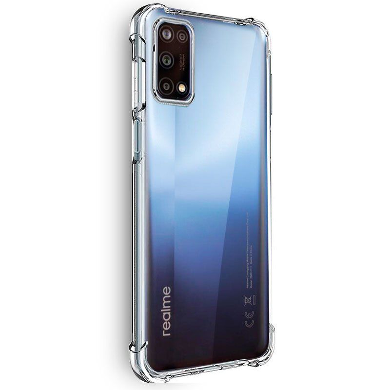COOL Funda compatible con REALME 7 5G Transparente esquinas reforzadas silicona