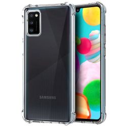 COOL Funda compatible con SAMSUNG GALAXY A41 Transparente esquinas reforzadas silicona