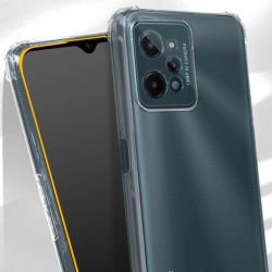 COOL Funda compatible con REALME C31 Transparente esquinas reforzadas silicona