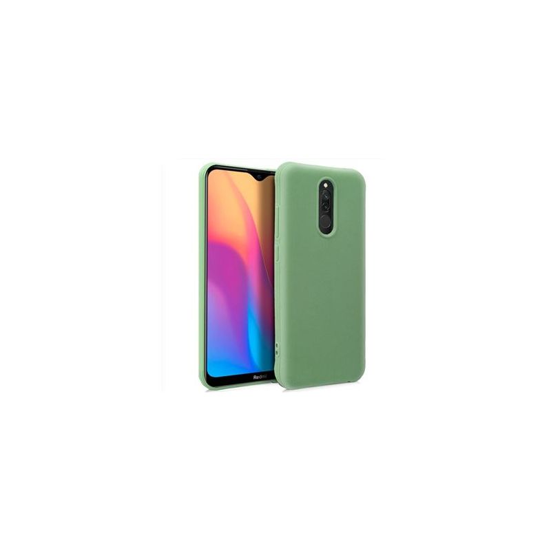 COOL Funda compatible con XIAOMI REDMI 8 / 8A Silicona flexible verde militar