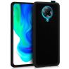 COOL Funda compatible con XIAOMI POCO F2 PRO Silicona flexible negra