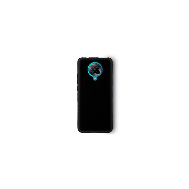 COOL Funda compatible con XIAOMI POCO F2 PRO Silicona flexible negra