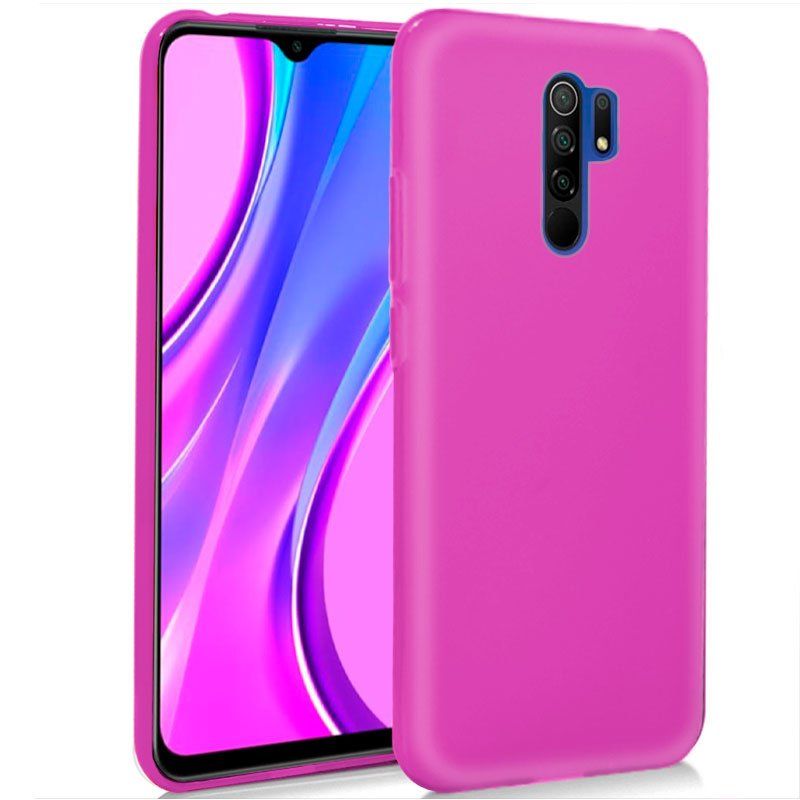 COOL Funda compatible con XIAOMI REDMI 9 Silicona flexible rosa