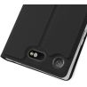 Funda compatible con SONY XPERIA XZ1 Flip cover tapa magnetica billetera - Gris oscuro