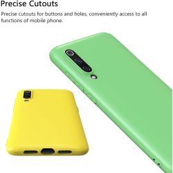 Funda compatible con XIAOMI MI 9 Silicona suave - Azul, gris, marrón, rojo, rosa, verde