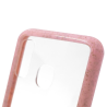 Funda compatible con XIAOMI REDMI 7A Upcase transparente rigida borde amarillo