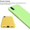 Funda compatible con XIAOMI REDMI 7A Silicona suave - amarillo, azul, blanco, gris, marrón, rojo, rosa, verde