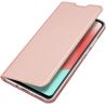 DUX DUCIS Funda compatible con SAMSUNG GALAXY A41 Flip cover tapa billetera tarjetero Rosa