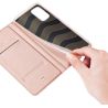 DUX DUCIS Funda compatible con SAMSUNG GALAXY A41 Flip cover tapa billetera tarjetero Rosa