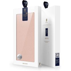DUX DUCIS Funda compatible con SAMSUNG GALAXY A41 Flip cover tapa billetera tarjetero Rosa