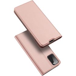 DUX DUCIS Funda compatible con SAMSUNG GALAXY A41 Flip cover tapa billetera tarjetero Rosa