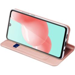DUX DUCIS Funda compatible con SAMSUNG GALAXY A41 Flip cover tapa billetera tarjetero Rosa