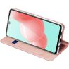 DUX DUCIS Funda compatible con SAMSUNG GALAXY A41 Flip cover tapa billetera tarjetero Rosa