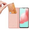 DUX DUCIS Funda compatible con SAMSUNG GALAXY A41 Flip cover tapa billetera tarjetero Rosa
