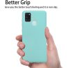 Funda compatible con SAMSUNG GALAXY A21S Silicona flexible suave - Negra azul marino rojo rosa turquesa