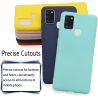 Funda compatible con SAMSUNG GALAXY A21S Silicona flexible suave - Negra azul marino rojo rosa turquesa