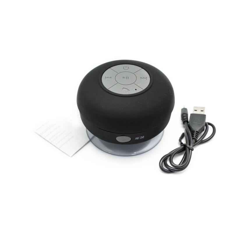 Altavoz Bluetooth impermeable IPX4 ⋆ Con ventosa para ducha playa piscina ⋆ Negro blanco rosa amarillo azul verde