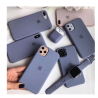 Funda compatible con IPHONE 11 Silicona flexible suave Lavender grey
