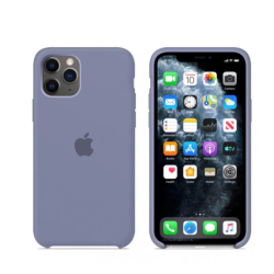 Funda compatible con IPHONE 11 Silicona flexible suave Lavender grey