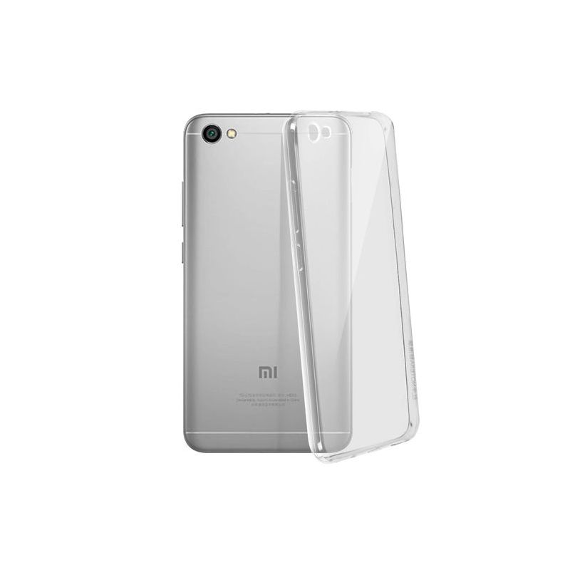 Funda compatible con XIAOMI REDMI NOTE 5A, Y1 LITE Silicona flexible suave transparente sin agujero huella