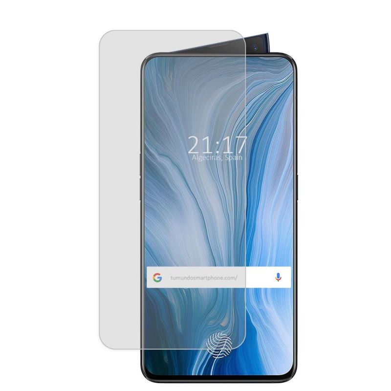 Protector de pantalla compatible OPPO RENO Cristal templado Dureza 9H Transparente