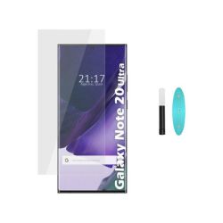 Protector de pantalla compatible SAMSUNG GALAXY NOTE 20 ULTRA Cristal templado 9H Transparente Lámpara UV