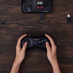 8BitDo M30 - Mando Gamepad Inalámbrico 2.4G Negro - SEGA Genesis / Mega Drive / Nintendo Switch