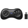 8BitDo M30 - Mando Gamepad Inalámbrico 2.4G Negro - SEGA Genesis / Mega Drive / Nintendo Switch