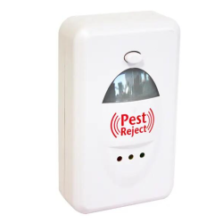 PEST REJECT Repelente electromagnético ultrasonido - Control de plagas - Ahuyenta insectos y roedores - No tóxico, sin químicos